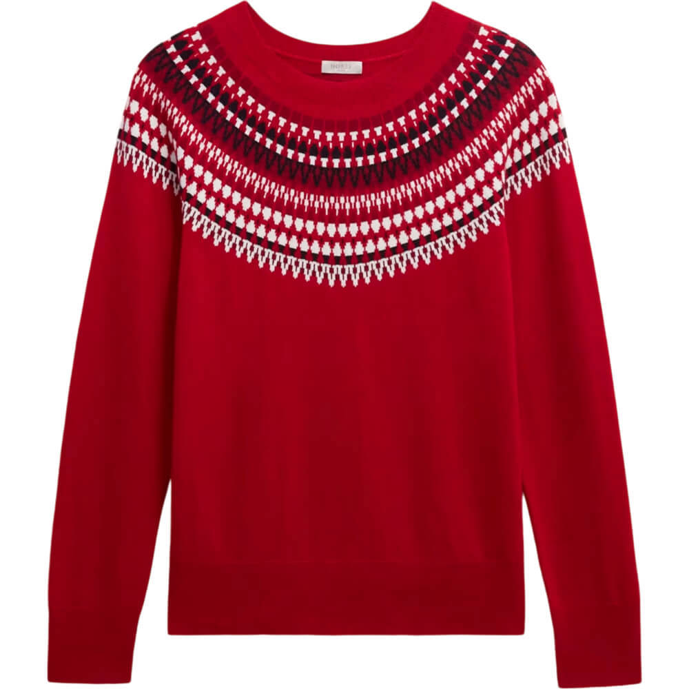 Hobbs Greta Fairisle Jumper with Cashmere